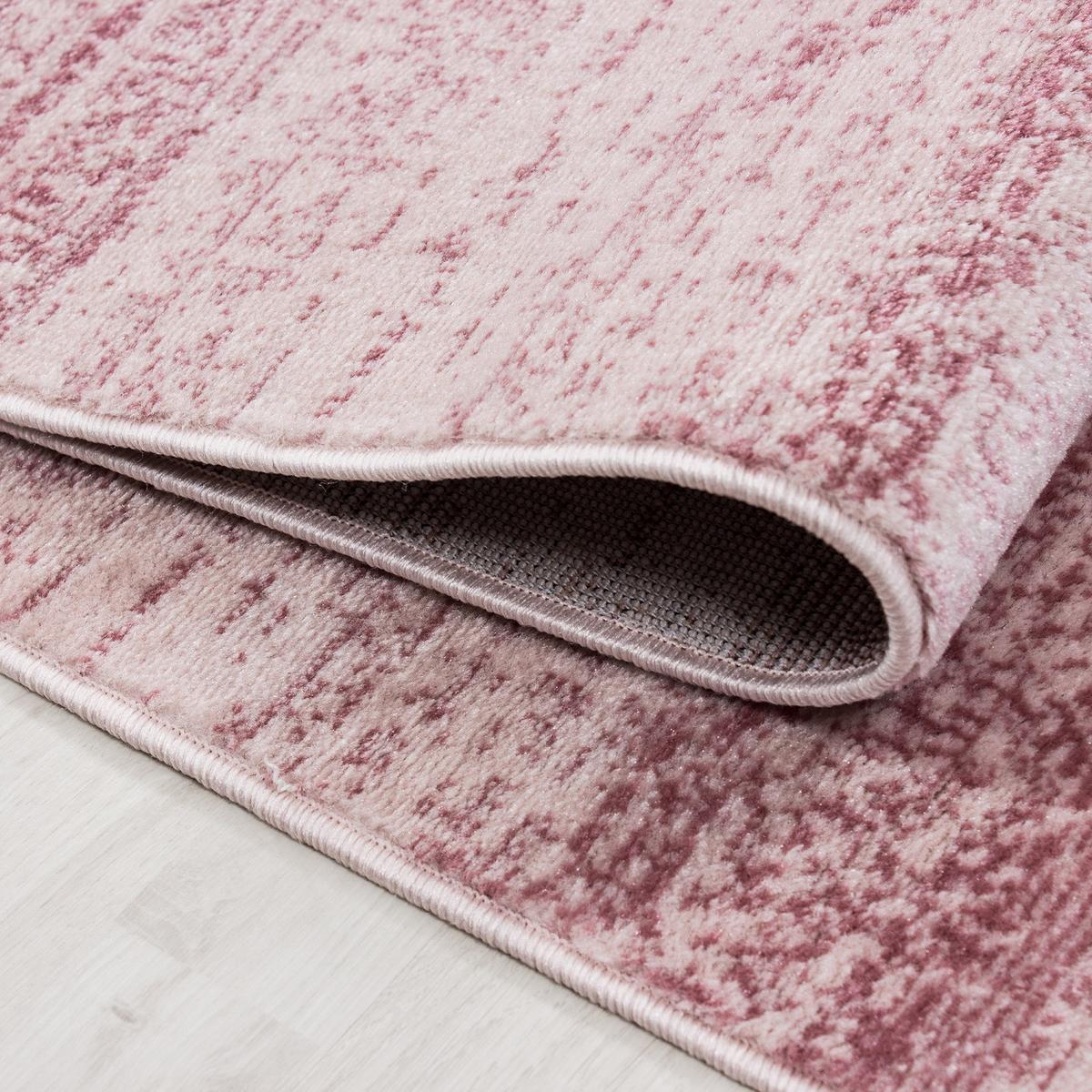 KURZFLORTEPPICH INN, einfarbig, Rosa, 240 x 340 cm - Rosa, Textil (340/240cm) - KADIMA DESIGN