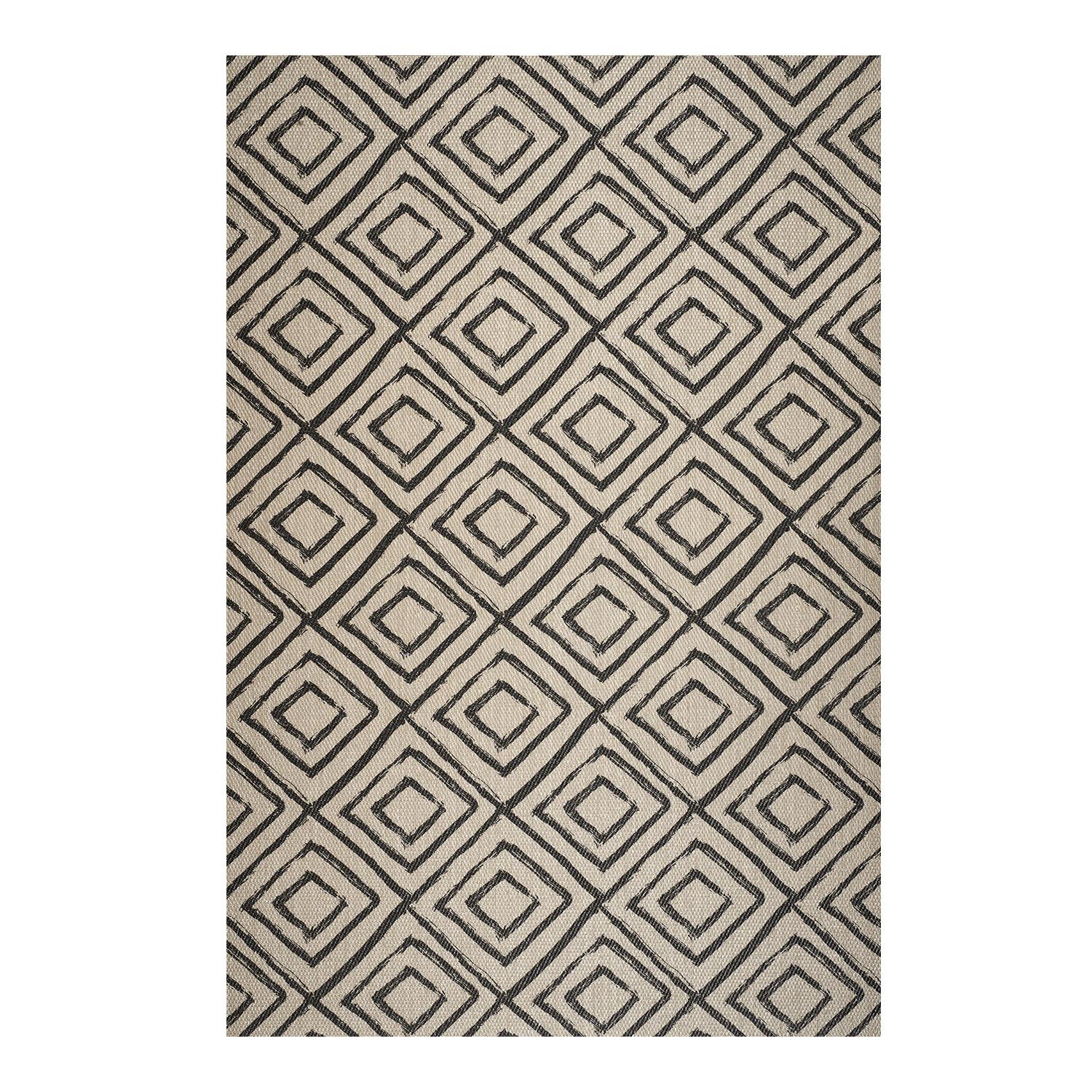 TEPPICH Premium en Vinyle Schwarzes Design 160x230 cm - Schwarz, Kunststoff (160/230cm) - STORESDECO