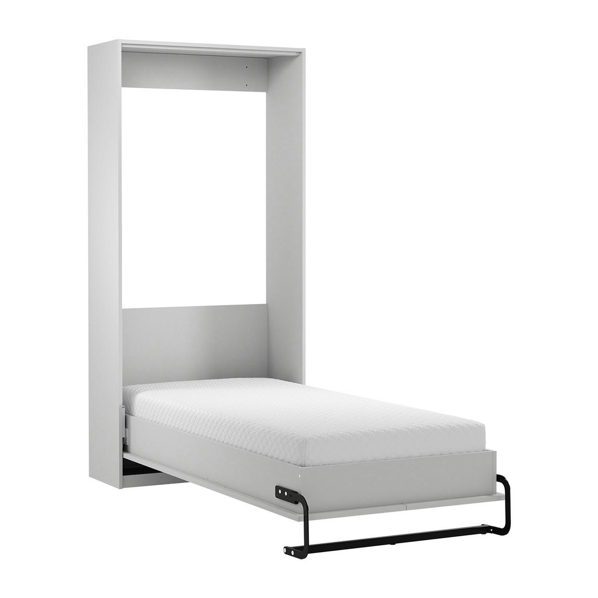 BETT 90/200 Fergus Weiß - Weiß, Holzwerkstoff (90/200cm) - Petits-meubles