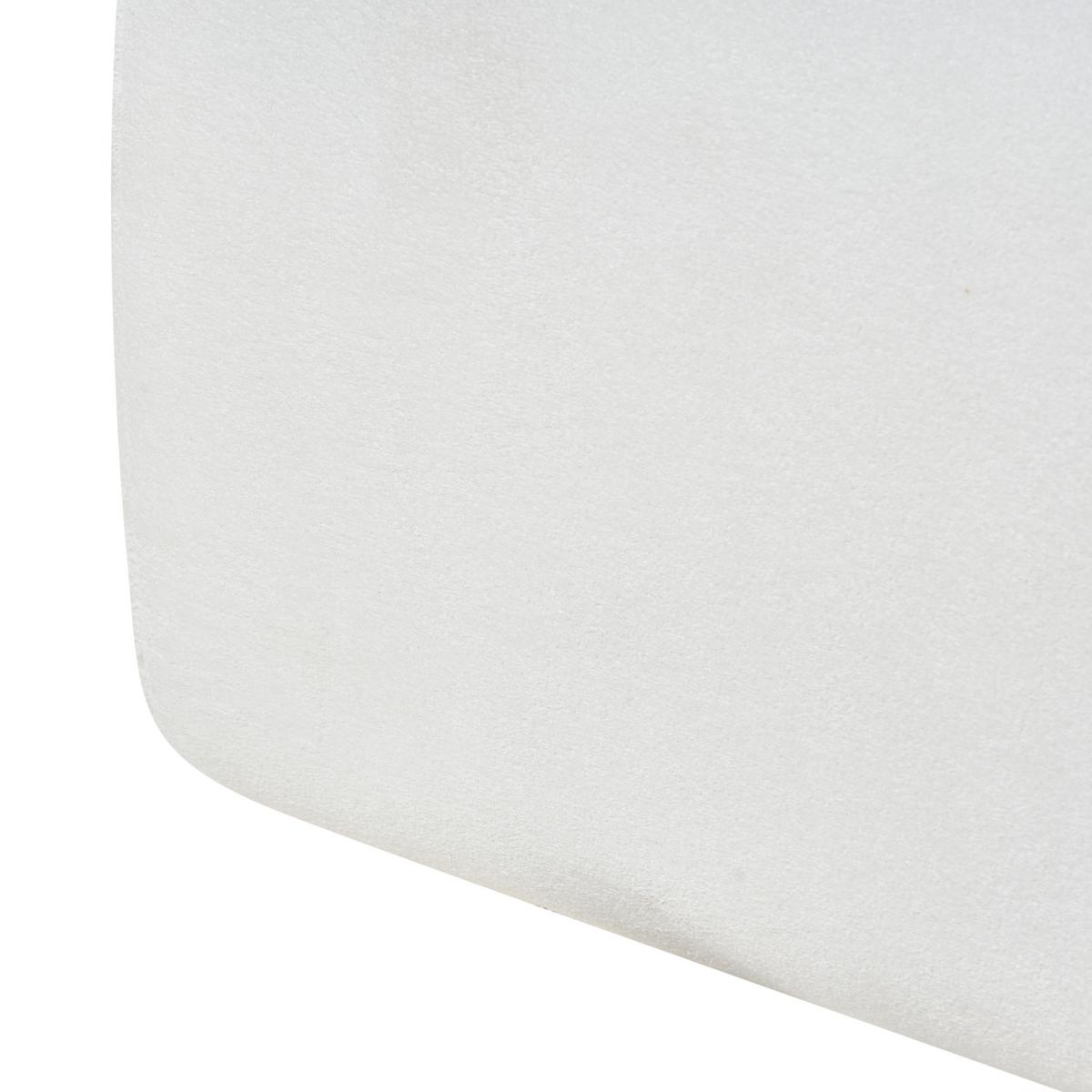 BETT mit Lattenrost 160/200 cm Stoff Cremeweiß Orville - Creme, Textil (160/200cm) - Beliani