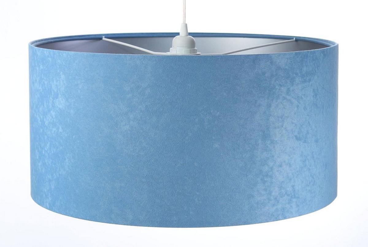 HÄNGELEUCHTE Blau 30/20 cm - Blau/Silberfarben, Kunststoff (30/0.45/20cm) - ONZENO
