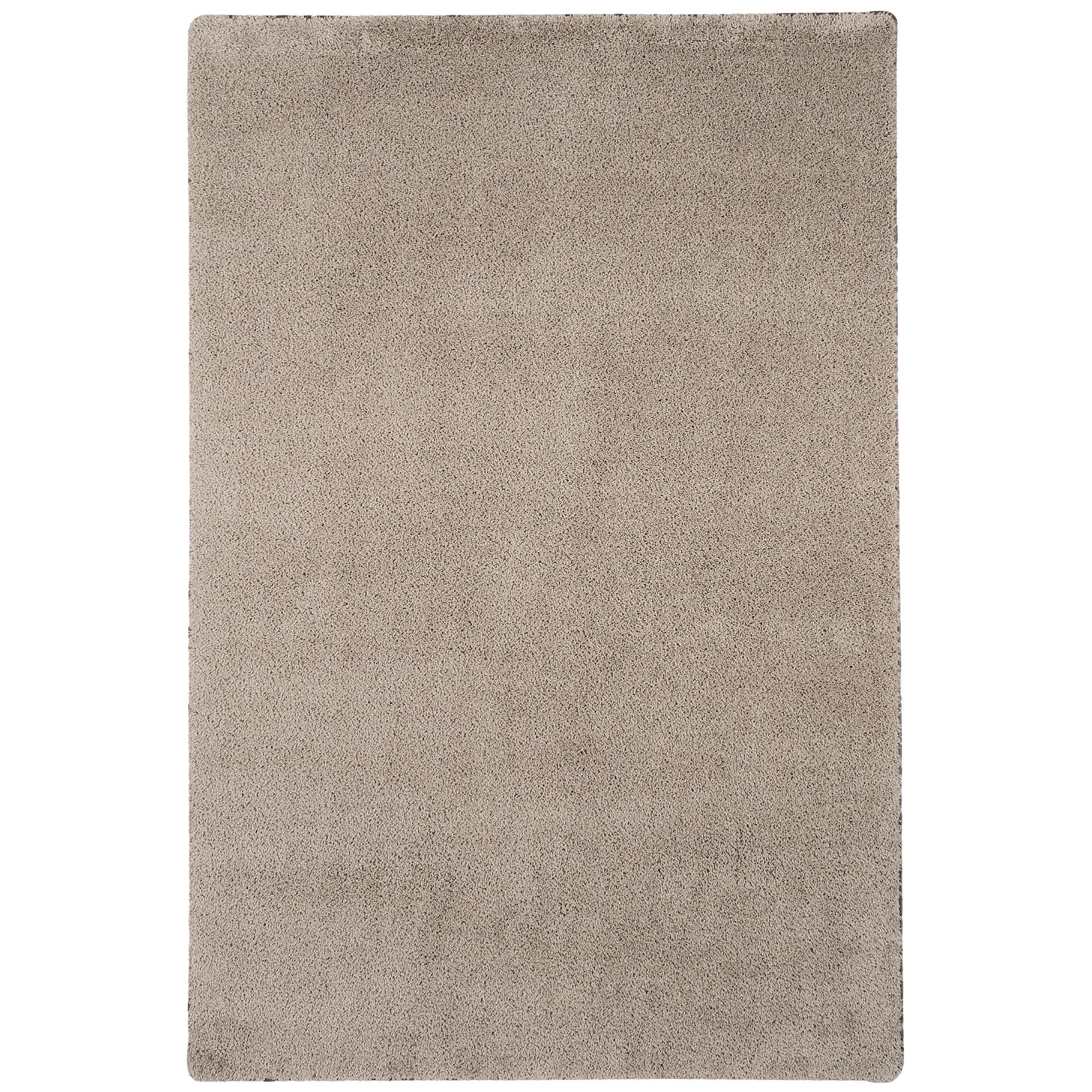 HOCHFLOR SHAGGY TEPPICH PALACE - Taupe, Textil (100/100cm) - Snapstyle