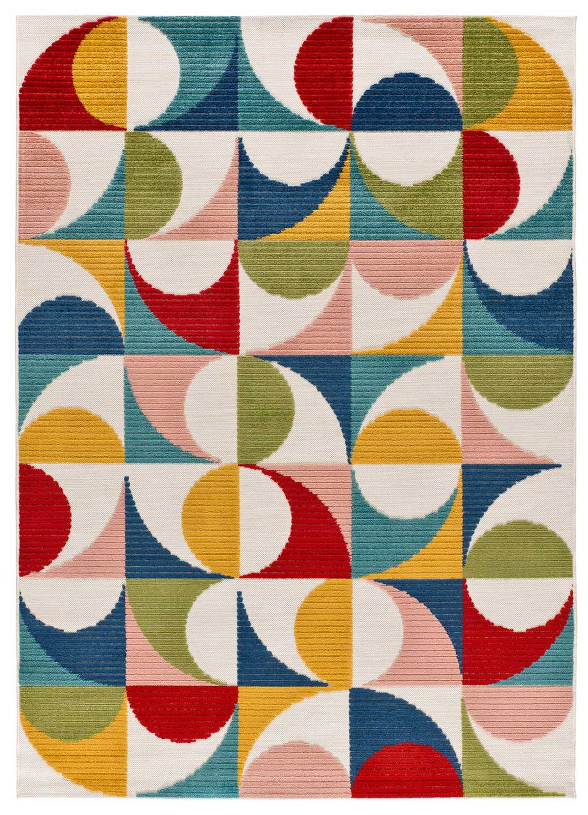 OUTDOORTEPPICH Mehrfarbiger Mila 120/170 cm - Multicolor, Textil (120/170cm) - Atticgo