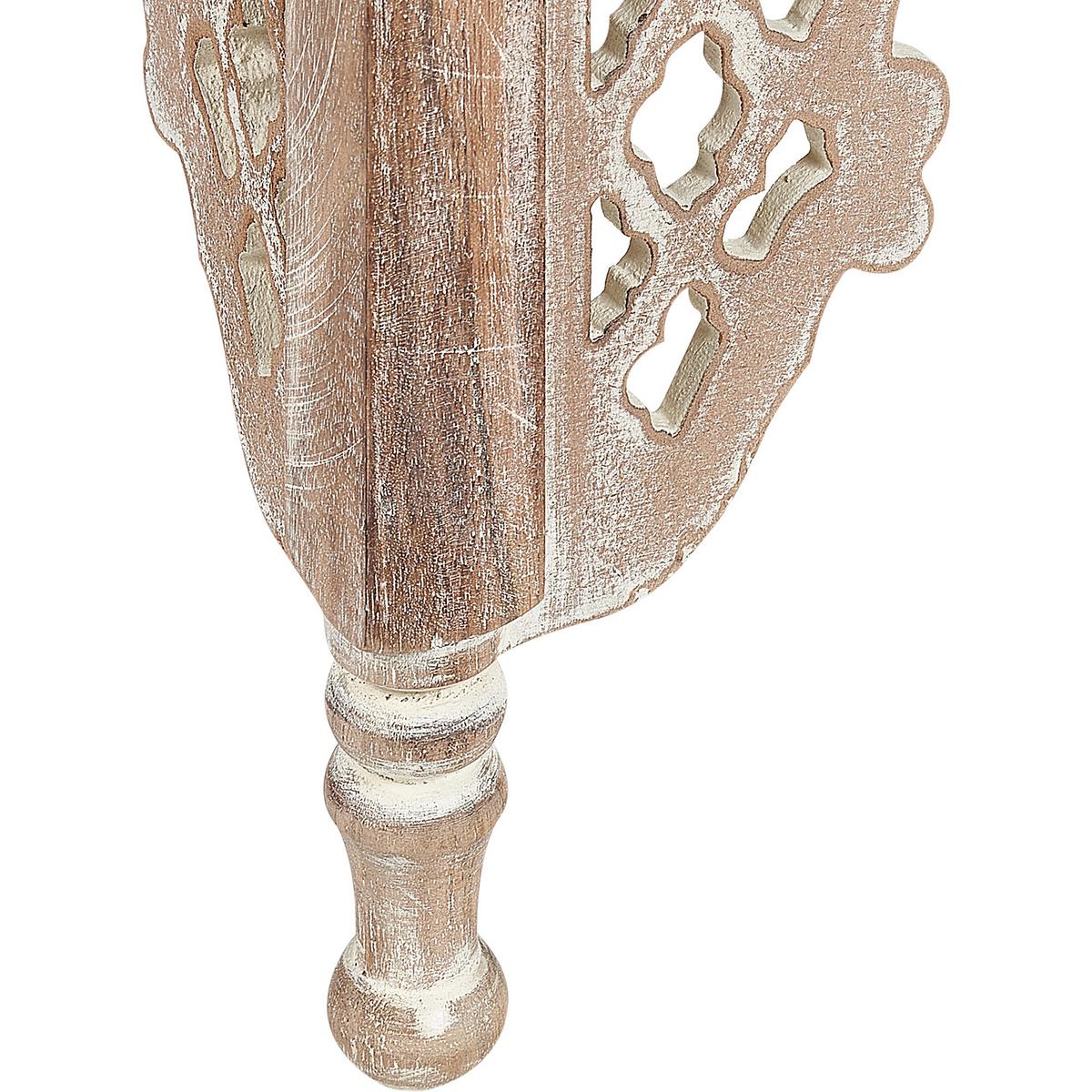 BEISTELLTISCH heller Holzfarbton quadratisch 40/40 cm Kadma - Hellbraun, Holz (40/40/40cm) - Beliani