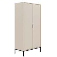 SCHRANK 2 Türen Seattle Kaschmir - Beige, Holzwerkstoff (100/205.4/55cm) - Petits-meubles