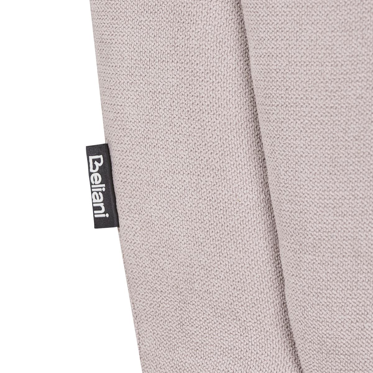 OTTOMANE Stoff Taupe Habo - Hellbraun, Textil (134/42/60cm) - Beliani