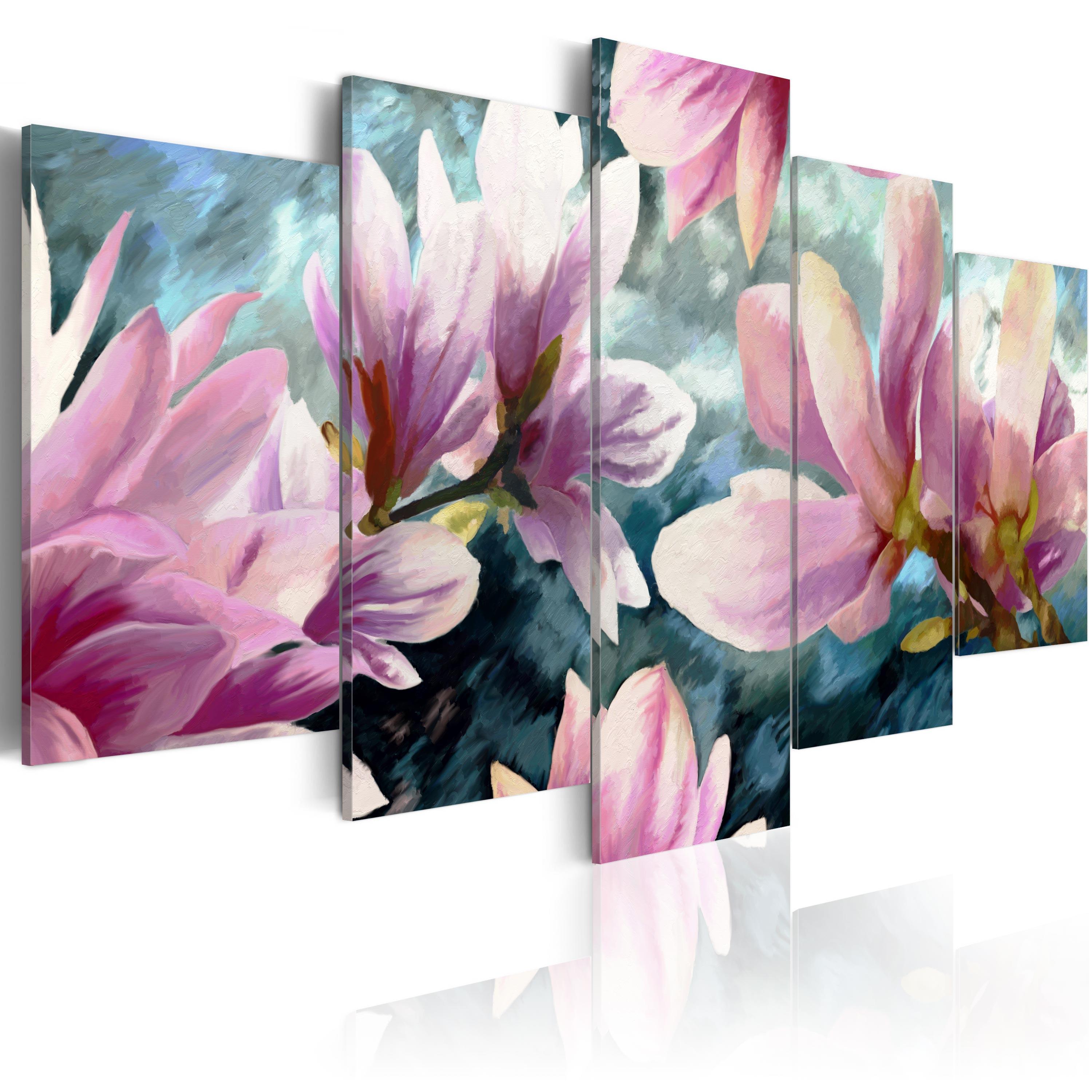 KUNSTDRUCK Bunt 100/50 cm - Multicolor, Textil (100/50cm) - KUNSTLOFT