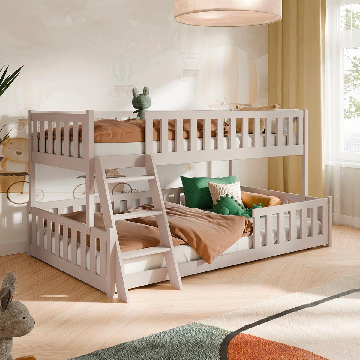 ETAGENBETT 120/200 Léane Kaschmir - Kaschmir, Holz (120/200cm) - Petits-meubles