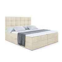 BOXBETT mit H3-Matratze und Lattenrost - APO - 140x200 Beige - Beige, Holzwerkstoff (140/200cm) - ALTDECOR