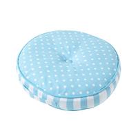 BODENKISSEN blau, Punkte & Streifen ? 43/7 cm - Blau, Textil (43/43/7cm) - Homescapes