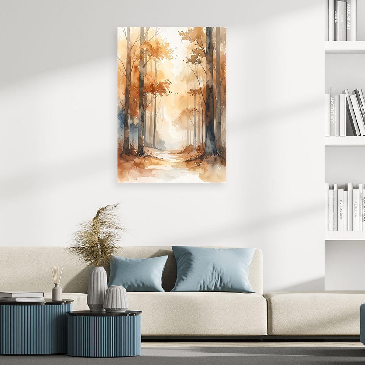 LEINWANDBILD Natur und Botanik 70x100cm - Beige, Textil (70/100cm) - Feeby