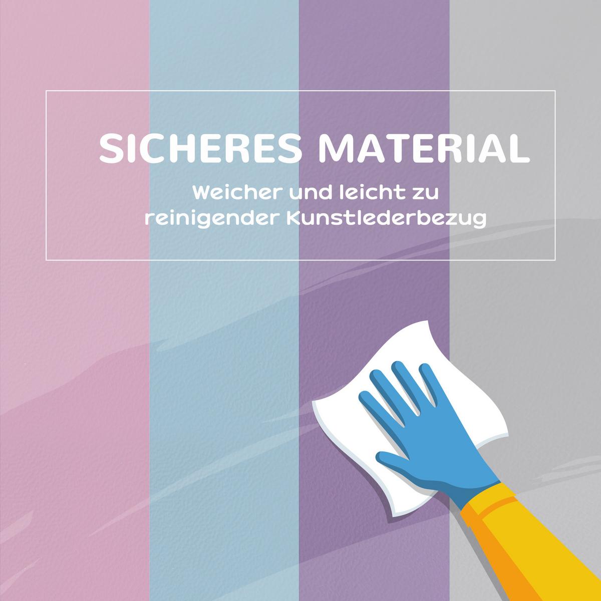 BAUSTEINSET 7er-Set Schaumstoff Bausteine Bauspielzeug für 1-3 Jahre alt Kinder - Multicolor, Kunststoff (40/11/60cm) - HOMCOM