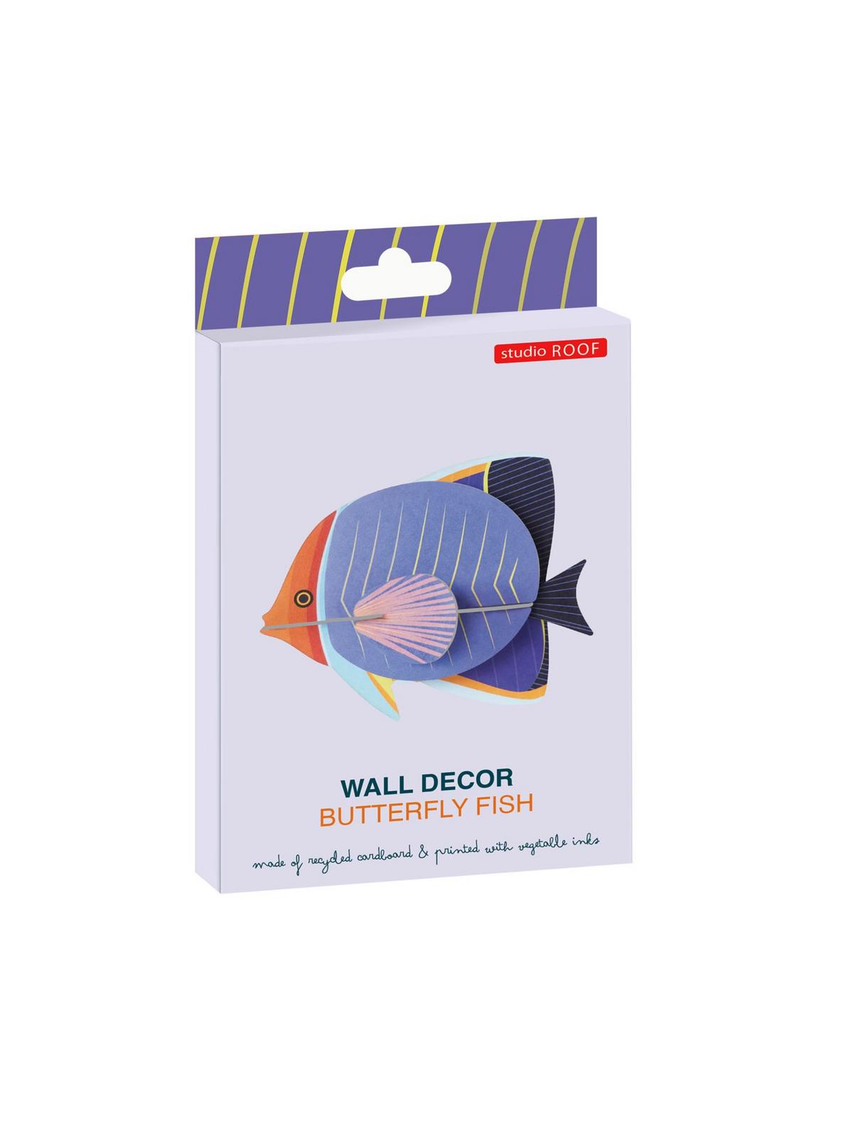 WANDSKULPTUR Bunt 6/10,7 cm - Multicolor, Wellpappe (6/10.7/13cm) - Studio Roof