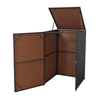 MÜLLTONNENVERKLEIDUNG Braun - Braun, Kunststoff (65/110/66cm) - MCW