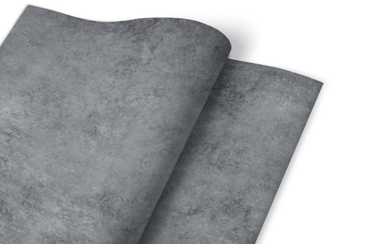 MÖBELAUFKLEBER 100x50 cm grauer dunkler Beton - Grau, Kunststoff (100/50/50cm) - TULUP