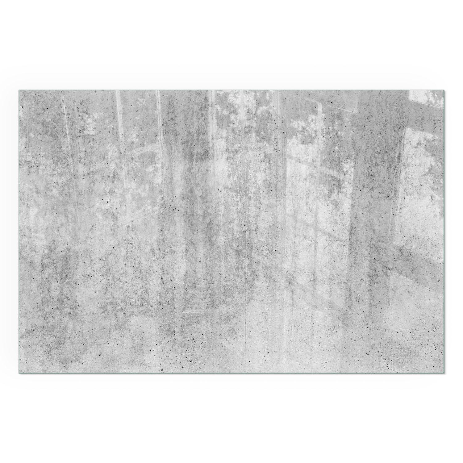 GLASPLATTE für Kamin 120x80 cm - Grau, Glas (120/80/0.4cm) - TULUP
