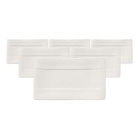 SUSHI-TELLER Modern Grace weiß 24 x 14 cm 6er Set - Weiß, Keramik (1cm) - Villeroy & Boch