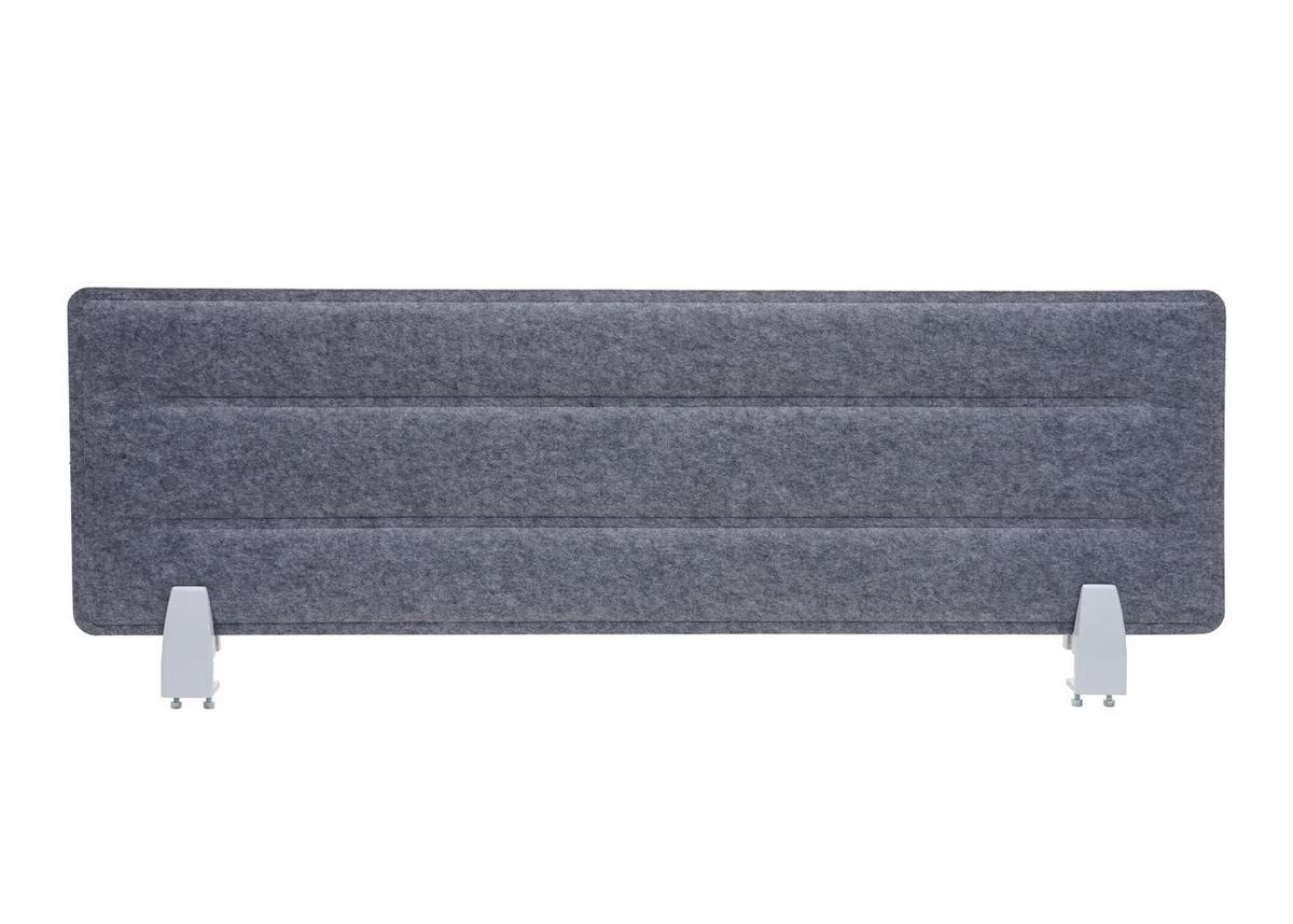 TISCHTRENNWAND Grau - Grau, Textil (100/30/1cm) - MCW