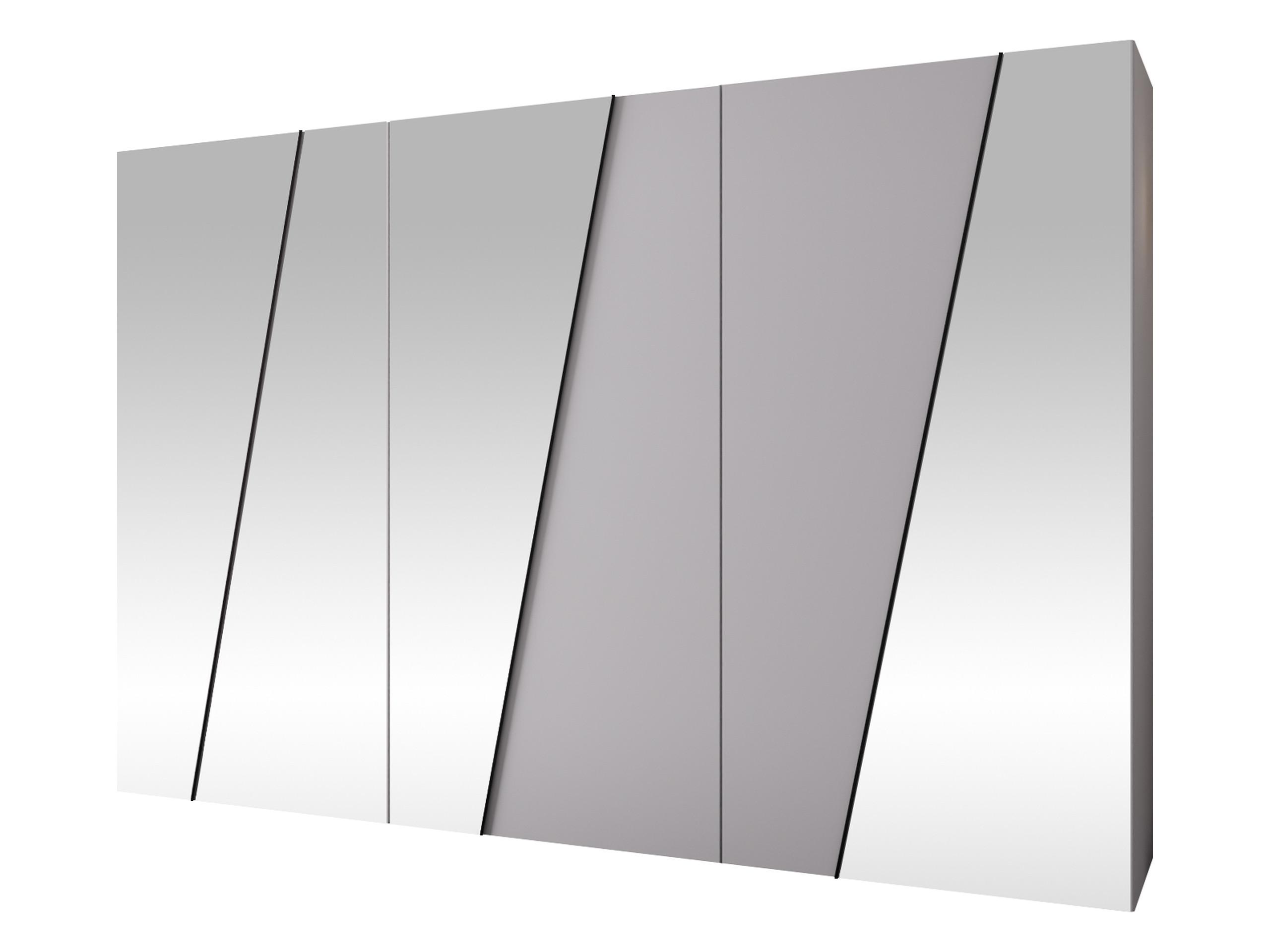 DREHTÜRENSCHRANK Zen 4L 300 cm - Schwarz/Weiß, Holzwerkstoff/Kunststoff (300/202/50cm) - MIRJAN24