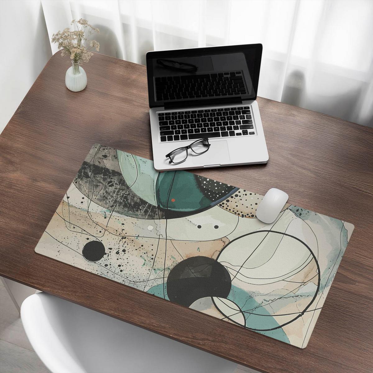 SCHREIBTISCHUNTERLAGE 90x45 cm Türkis - Türkis, Kunststoff (90/45/1.6cm) - Wallfluent