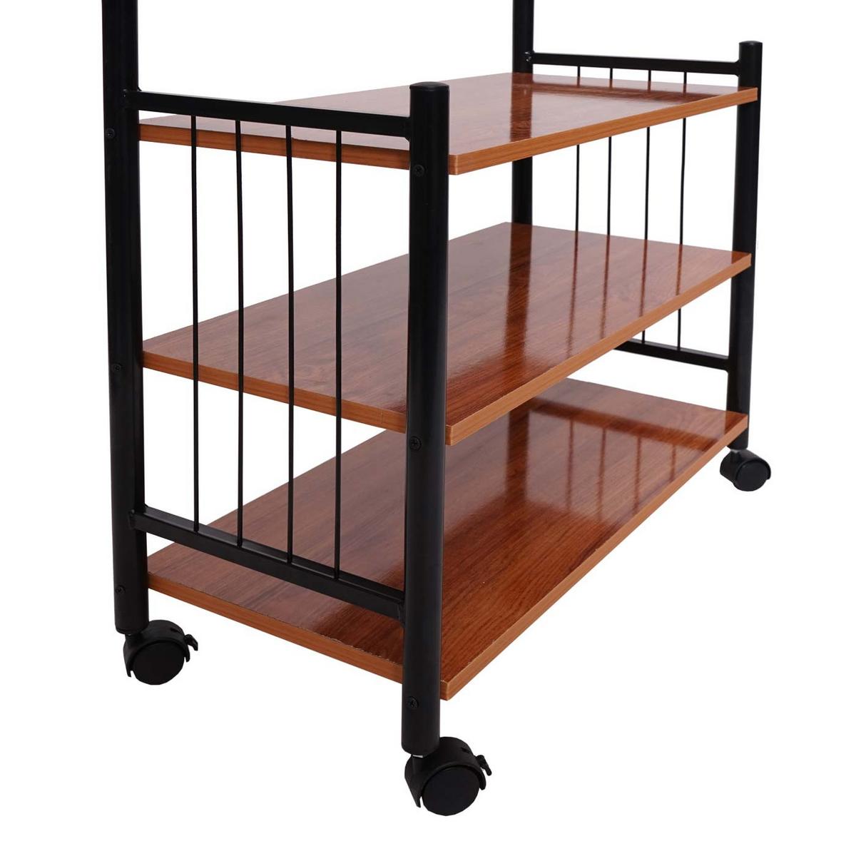 METALL-GARDEROBE Schwarz - Schwarz, Metall (65/186/34cm) - MCW