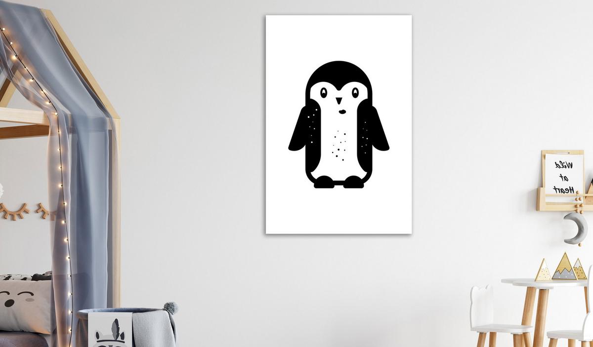 KUNSTDRUCK Schwarz-Weiß 60/90 cm - Schwarz, Textil (60/90cm) - KUNSTLOFT