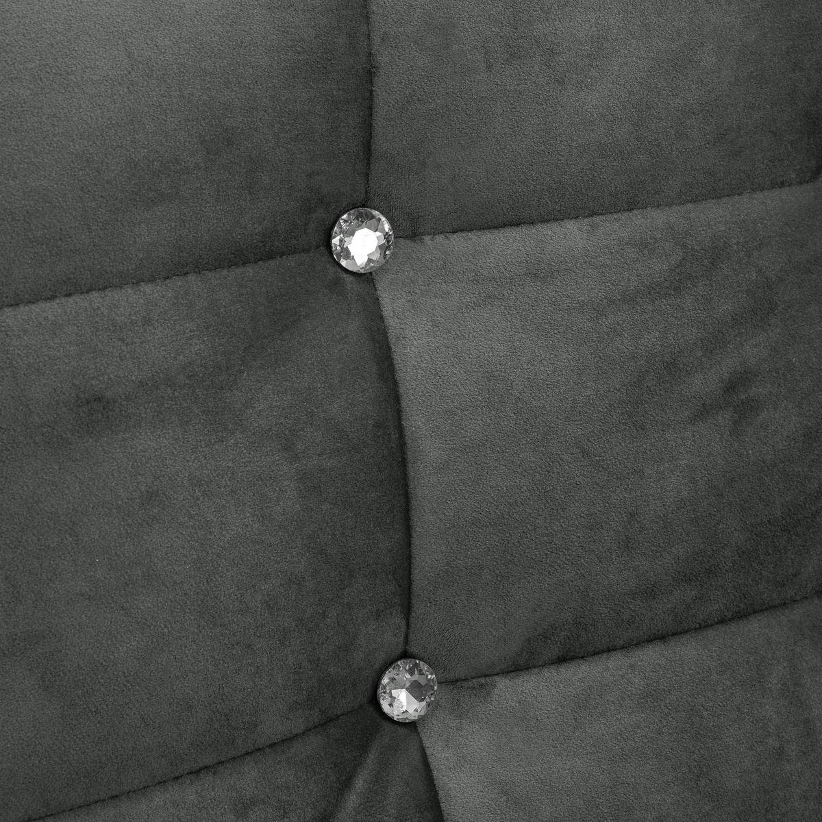 SOFA 3-Sitzer mit Bettfunktion Kaycee Samtvelours graphit - Graphitfarben, Kunststoff (78/84/240cm) - 58aufmkessel