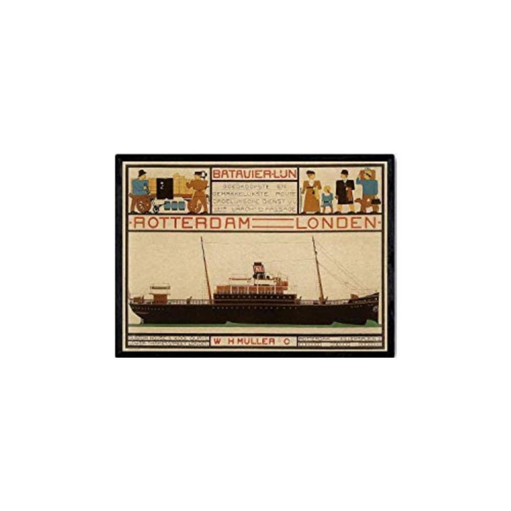 POSTER Europa London Rotterdam A3 Rahmenlos - Klar, Papier (29.7/5/42cm) - Nacnic