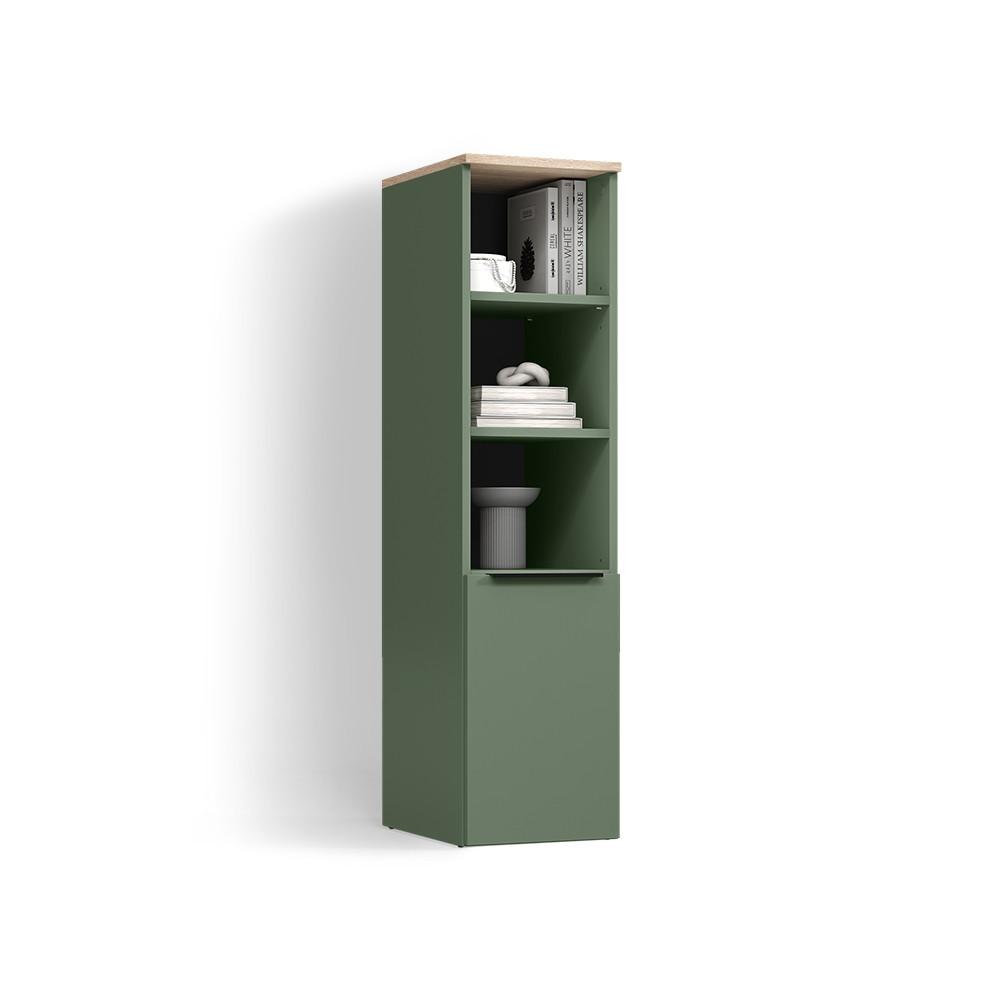 UNIVERSALSCHRANK Piave Grün mit einer Tür - Grün, Holzwerkstoff (30.2/120/40cm) - Livinity®