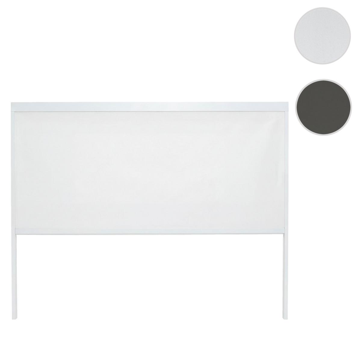 SEITENWAND FÜR PERGOLA Weiß - Weiß, Textil (275/217/10cm) - MCW