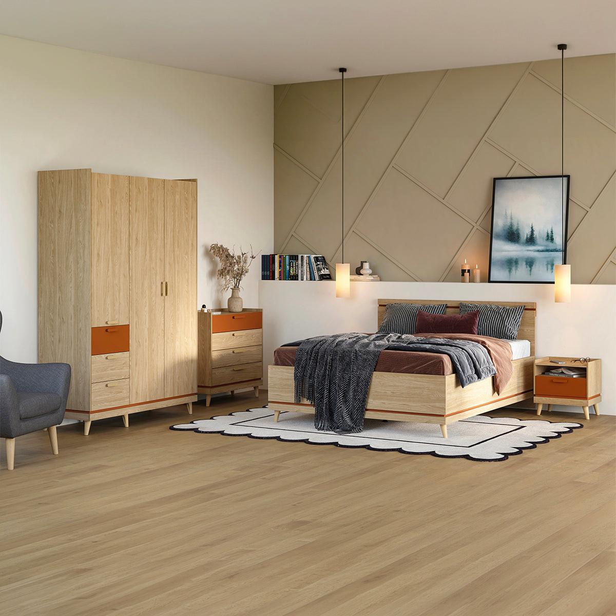 KOMMODE Sandy Holz - Braun, Holzwerkstoff (90/90/40cm) - Petits-meubles