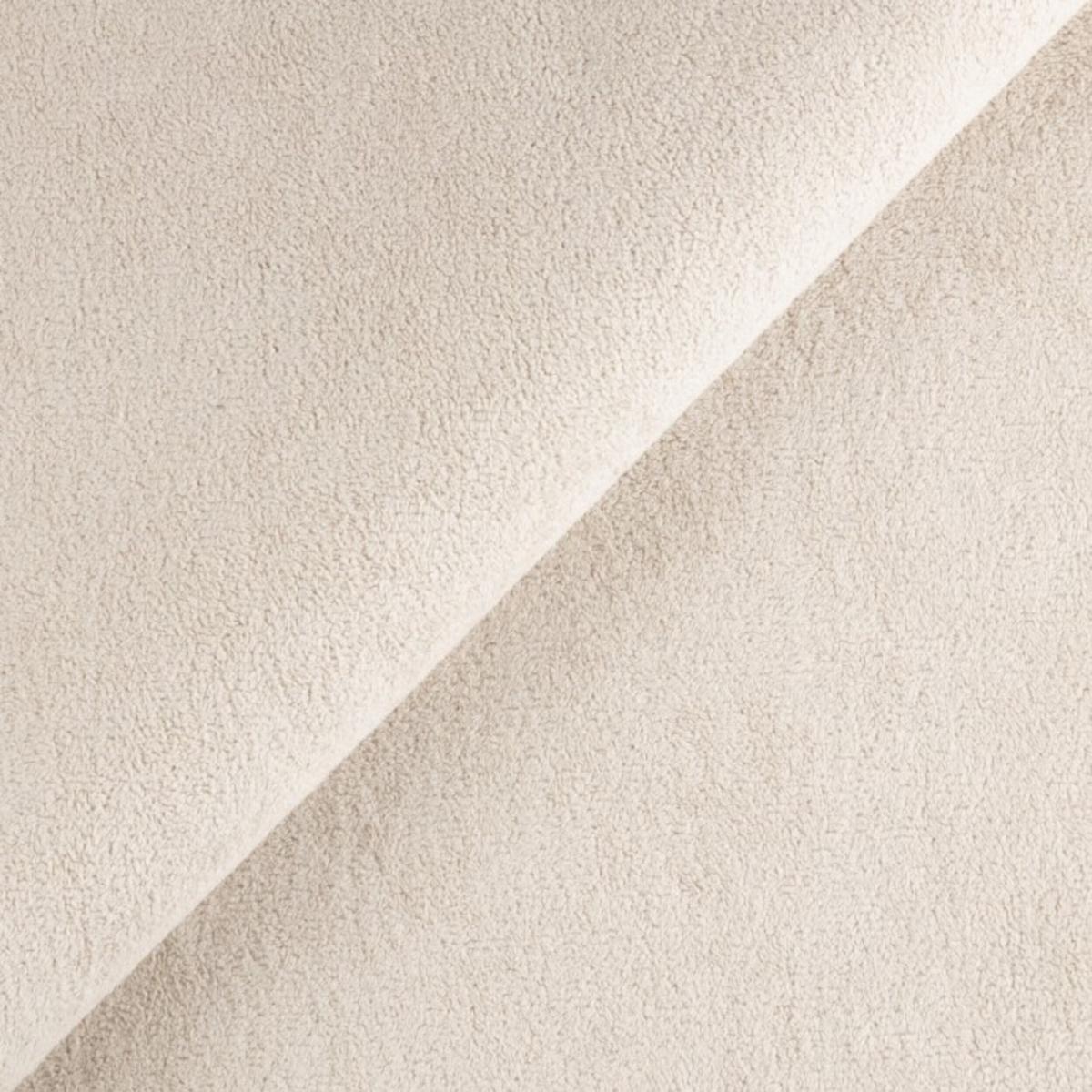 SCHLAFSOFA Belluno aus hochwertigem Beige Plüschstoff mit Bettkasten und tiefen Steppungen in Bubble-Optik - Beige/Schwarz, Holz/Kunststoff (205/87/105cm) - S-Style