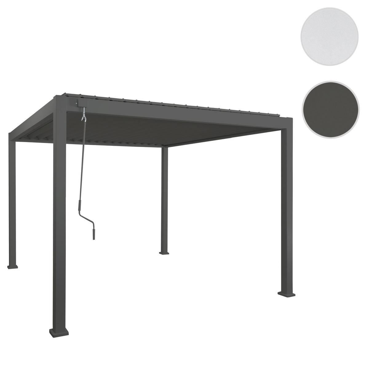 PERGOLA Anthrazit - Anthrazit, Metall (308/230/308cm) - MCW