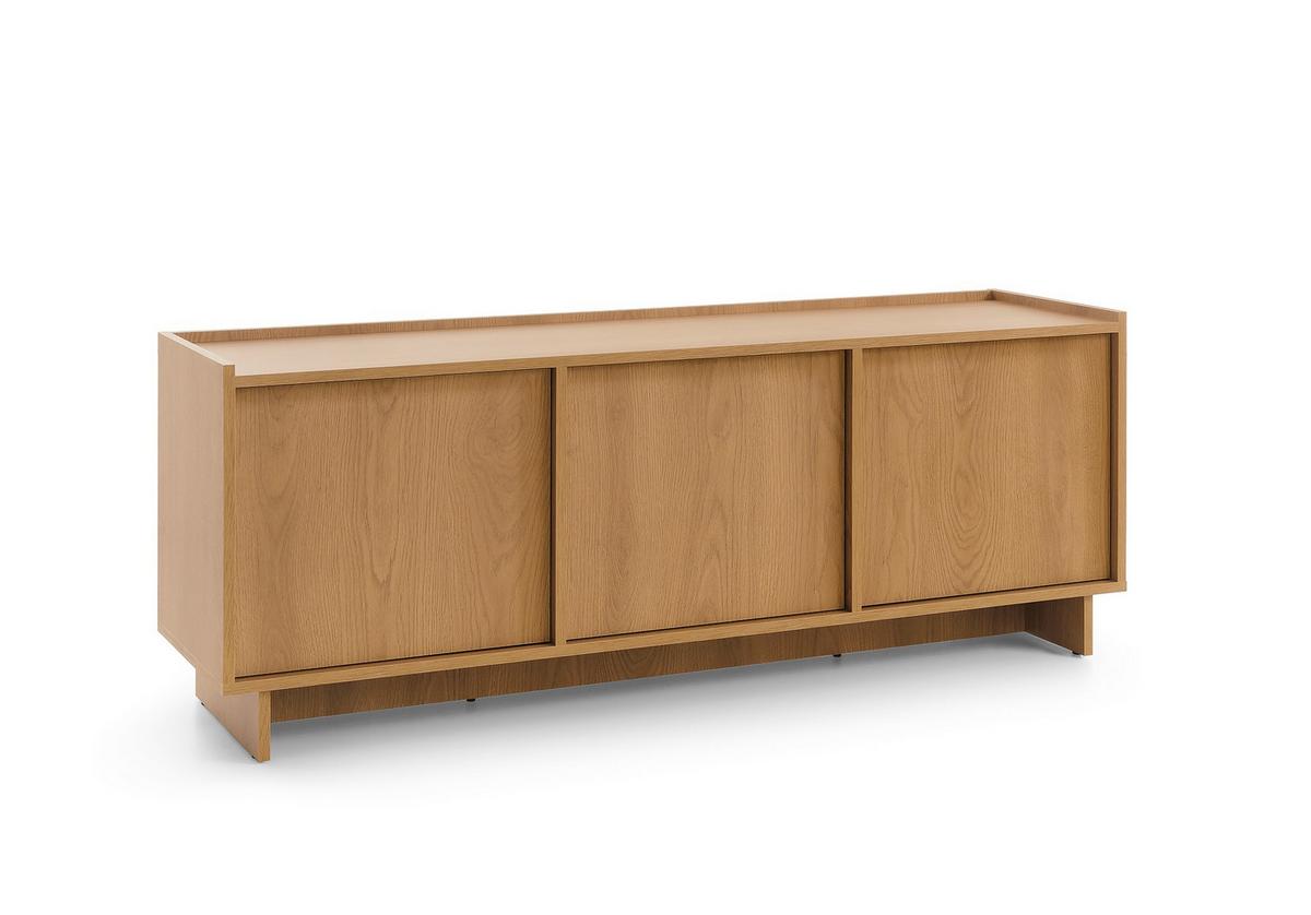 LOWBOARD ZENITH 147/55/39 cm, Braun - Braun, Holzwerkstoff (147/55/39cm) - MASSENO