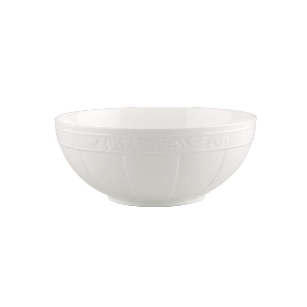 SCHÜSSEL White Pearl weiß ø 24 cm - Weiß, Keramik (24cm) - Villeroy & Boch