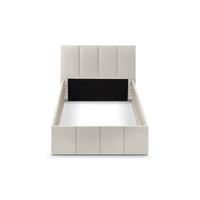 POLSTERBETT Dalas Beige 100 x 200 x 40 cm Stauraum Ohne Matratze und Lattenrost - Beige, Holz (100/200cm) - Halmon Schlafkomfort Betten 