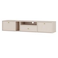 LOWBOARD TORINO 180x40,8x35 cm mit 1 Schubladen und 2 Türen Beige - Beige, Holzwerkstoff (180/35/40.8cm) - MASSENO