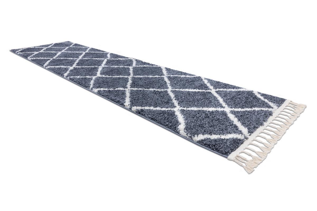TEPPICH Berber 60/200 cm - Grau, Textil (60/200cm) - rugsX