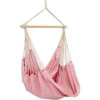 XXL HÄNGESESSEL 185/130 cm Belastbar bis 150 kg Rosa - Rosa, Textil (130/155/185cm) - Amanka