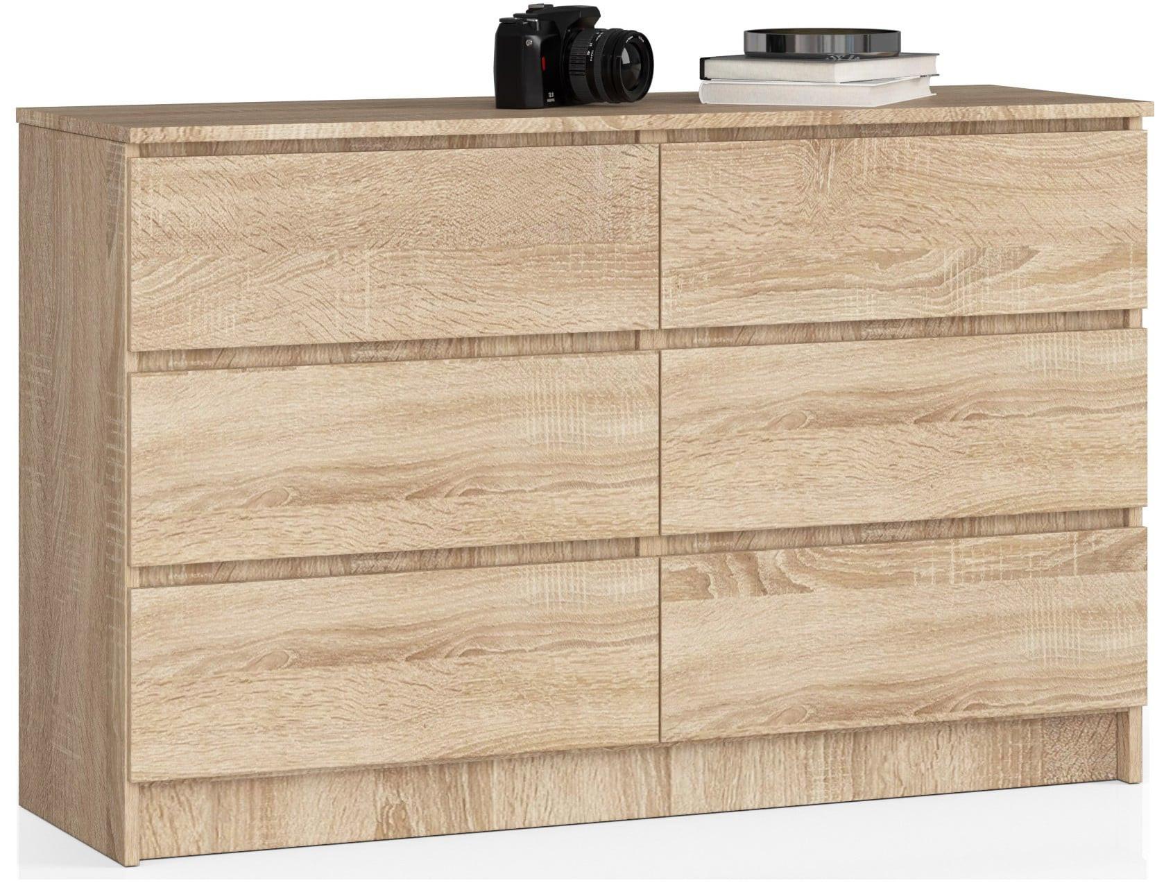 KOMMODE Eiche Sonoma 77/120/40 - Sonoma Eiche, Holzwerkstoff (120/77/40cm) - RAUMHIRSCH FURNITURE