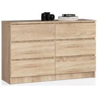 KOMMODE Eiche Sonoma 77/120/40 - Sonoma Eiche, Holzwerkstoff (120/77/40cm) - RAUMHIRSCH FURNITURE