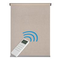 VERDUNKELUNGSROLLO motorisiert Beige, 180 x 250 cm - Beige, Kunststoff (180/250cm) - STORESDECO