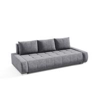 SCHLAFSOFA Vogar In Aston - Dunkelgrau, Holzwerkstoff/Textil (240/85/110cm) - Fun Möbel