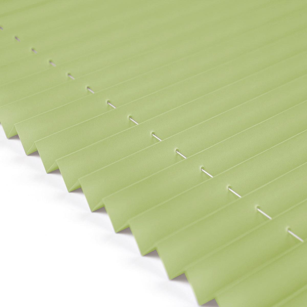 PLISSEE Basic 65 x 150cm Klemmfix ohne Bohren - Hellgrün, Textil (65/150cm) - Deco-Raum