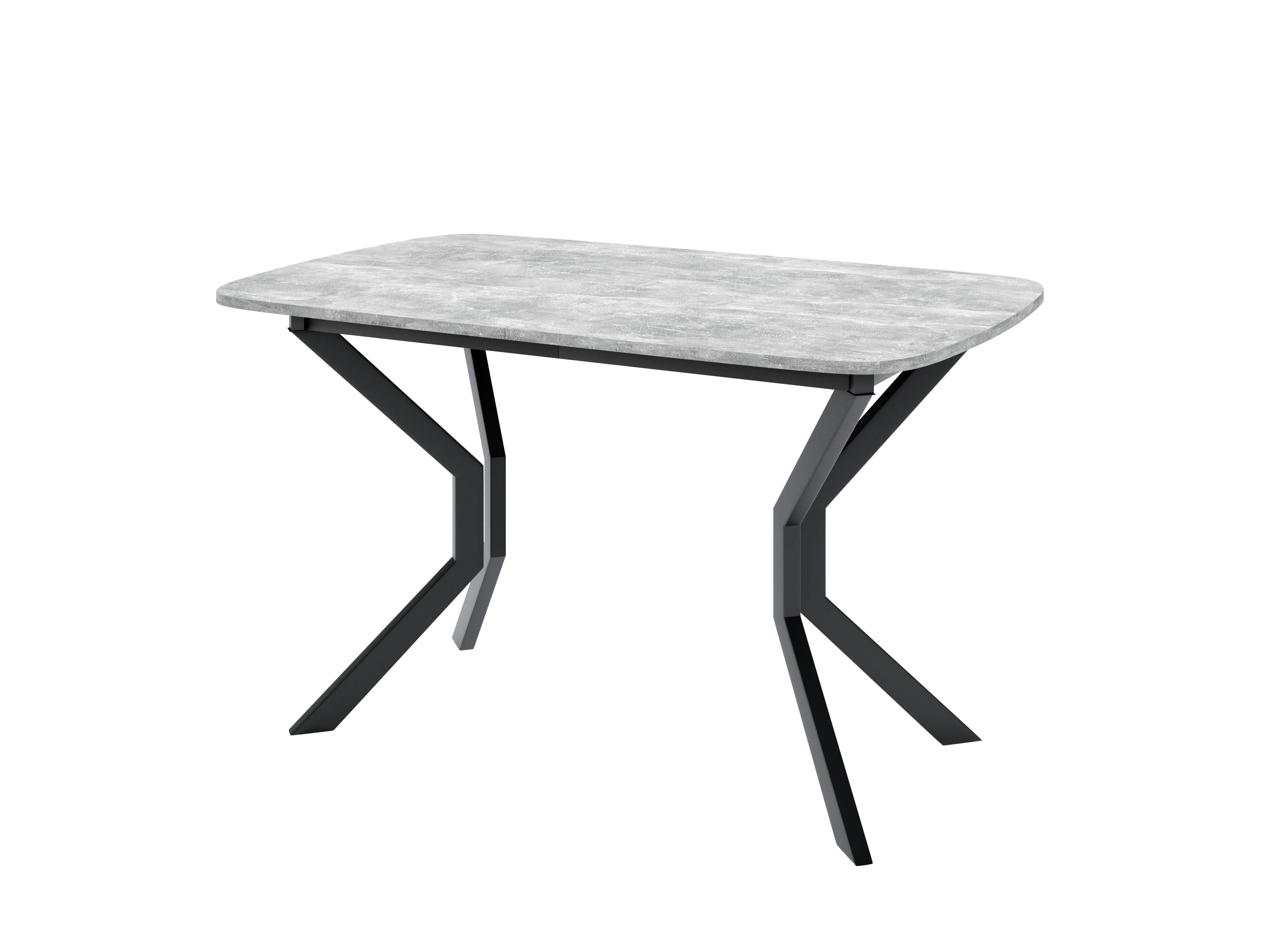 ESSTISCH NICO M Ausziehbar 130 - 170 / 80 x 77 cm - Schwarz/Grau, Holz (130/80/77cm) - MASSENO