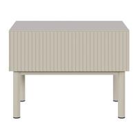 NACHTTISCH Veldio New Greige 50 cm - Taupe, Holzwerkstoff/Metall (50/44/35.6cm) - Selsey