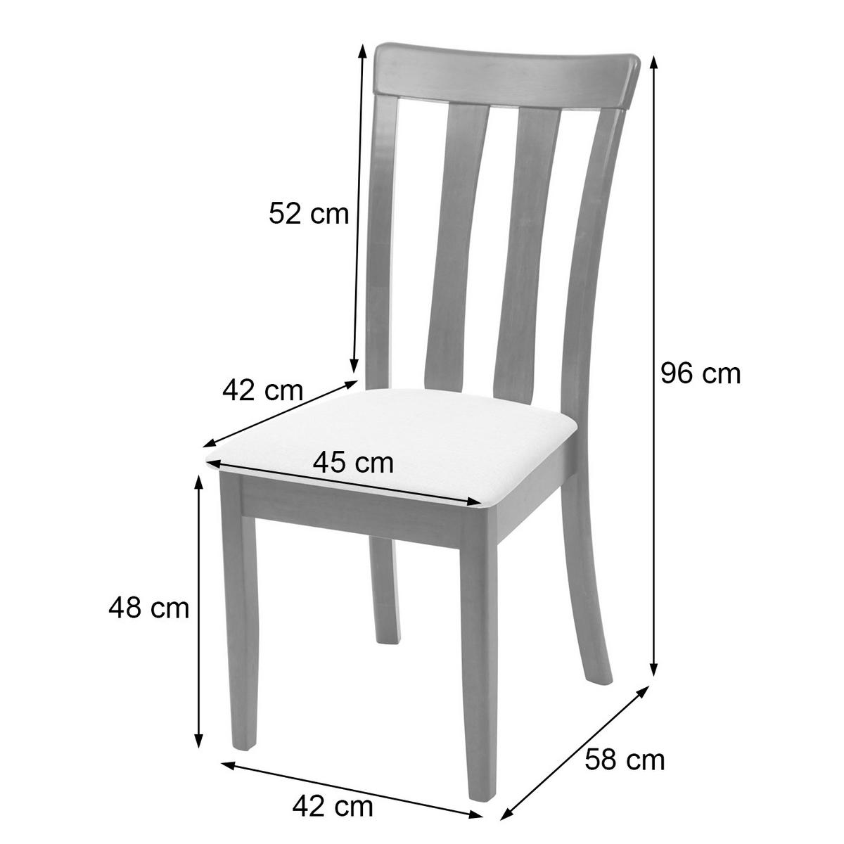 ESSZIMMERSTUHL Anthrazit, Dunkelbraun 2er-Set - Dunkelgrau/Anthrazit, Holz (42/96/58cm) - MCW