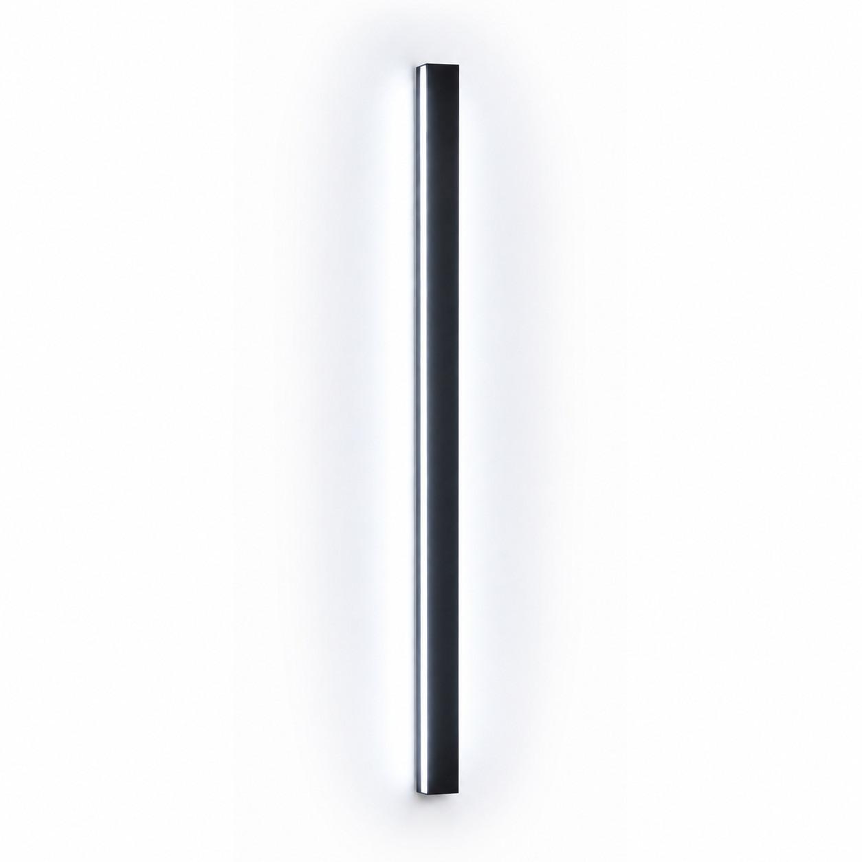 LED-WANDLEUCHTE Beaming 2.5/4/100 cm - Schwarz, Metall (4/2.5/100cm) - ZMH