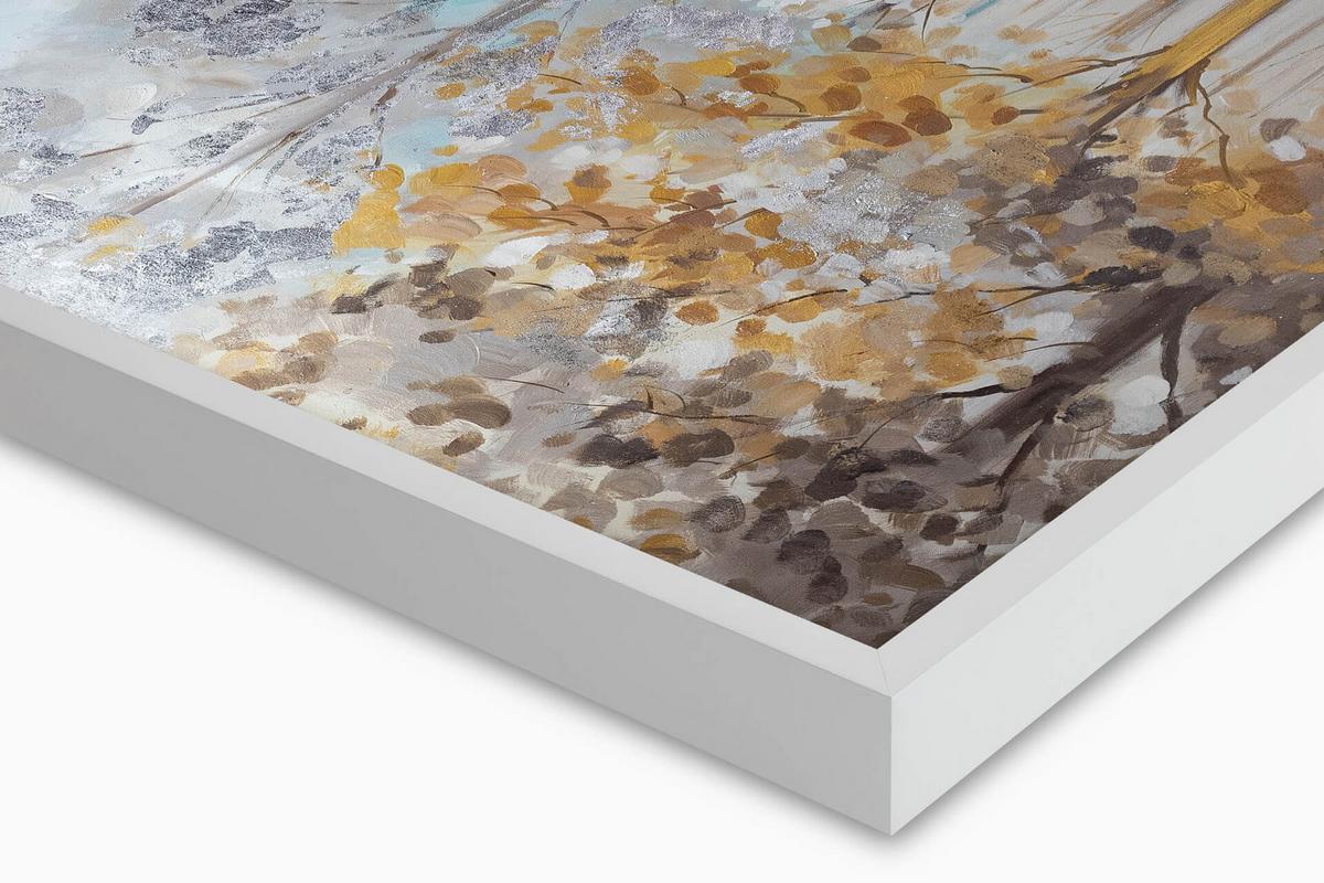 ACRYLBILD HANDGEMALT 120/80 cm - Braun/Grau, Holz/Textil (120/80cm) - KUNSTLOFT