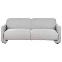 3-SITZER-SOFA Stoff Grau Saland - Grau, Textil (202/82/82cm) - Beliani